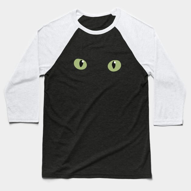 Russian Blue Cat's Eyes Baseball T-Shirt by AR DESIGN